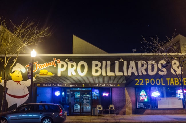 jimmys billiards exterior